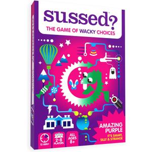 SUSSED Wacky What Would You Do Card Game - Fun Boo Basket Stuffer for Girls, Boys & Kids - Builds Social Skills & Confidence - Purple Pack: Dragons, Space & Magic (Amazing Purple (Magic, Ghosts & More Theme))