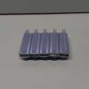 Thyle 12 Pack Magnetic Sign Holder Grip Holder, Powerful Magnet, 3" Length, 1" Width, 1" Total Height for Retail Wall Display Store Vendor Event Warehouse and Shop Supplies, Clear