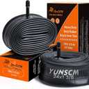 2-PCS 24x1 3/8 (37-540) Heavy Duty Bike Tubes AV32MM Schrader Valve 24x1 3/8 Inner Tubes Compatible with 24 x 1 3/8 Wheelchair Bike Bicycle Tire Tubes