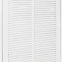 EZ-FLO 12 x 24 Inch (Duct Opening) Return Air Vent Cover for Wall or Ceiling, Solid Steel Return Air Filter Grille, HVAC Vent Cover, White, 61668