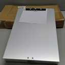 Amazon Basics Aluminum Storage Clipboard, Two-Tier, Standard Clip, 14" x 9", Silver