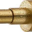 Shower Curtain Rod Tension- No Drill Non-Slip Spring Tension Shower Rod for Window or Bathroom, 43-73 inches Metal Steel, Gold