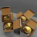 Keiwhsly Gold Stainless Steel Wine Glasses Set of 4, 11.8oz Unbreakable Wine Goblets, Metal Wine Glass for Outdoor, Party, Camping, Pool, Great for Red White Wine