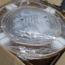 3-Tier Large Rattan Chandeliers, 23.6in Boho Coastal Pendant Lights, Hand Woven Hemp Rope Lighting Fixture, Wicker Hanging Ceiling Light for Living Room, Dining Room, Bedroom, Kitchen Island (Brown)