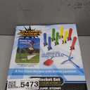Stomp Rocket Jr Multi-Color Rocket Launcher for Kids, 8 Rockets - Fun Outdoor Kids Gifts for Boys & Girls - STEM Toy Foam Blaster Set Soars Up to 100 Feet - Ages 3 & Up