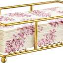 Guest Hand Towel Holder for Bathroom,Rectangle Napkin Tray,Gold
Napkin Dispenser Disposable Hand Towel Holder for Kitchen, Dining Table, Home, Decorative, Bar, Powder Room & Vanity Use
