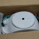 Retractable Garden Hose Reel,1/2 Inch x 100ft Wall Mounted Hose Wall,180 Swivel Bracket,With Built-in Nozzle,Slow Retraction Any Length Lock.
