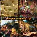 OMIKA 50FT Connectable Globe String Lights Outdoor Waterproof, 150 LED Fairy Lights with Remote Timer, Multicolor and Warm White Plug in Pastel String Lights for Indoor,Bedroom, Party, Classroom Decor