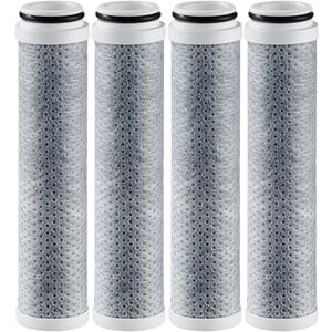 Cobbe 4 Pack Replacement Filters for Handheld Shower Head - Filters Over 99% Of Chlorine - 2.0 Carbon Shower Head Filter System - Water Softener Filters Beads for Hard Water - Reduces Dry Itchy Skin