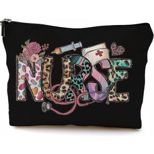 Nurse Makeup Bags,Nurse Gifts for Women,Nurse Cosmetic Bags With Zipper,Nurse Gifts for Nursing Student,Student Nurse Gifts