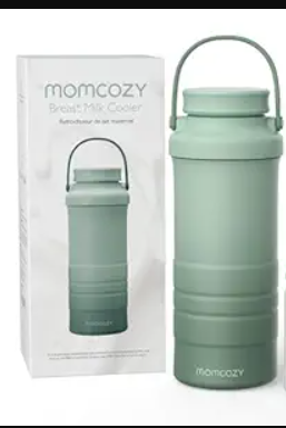 Momcozy 22oz Portable Breast Milk Cooler for Outdoor, Life Saver with 360° Total Cooling for 24 Hours, Larger Capacity Travel Breastmilk Chiller