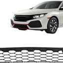 Front Lower Bumper Cover Mesh Grille Compatible with Honda Civic Hatchback 2017-2021 Replaces 71107TGGA50 1KPHD1211044