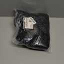 Premium Disposable Boot & Shoe Covers Booties, Durable, Non-Slip, Non-Toxic, Recyclable Protectors, Fits Most Shoes - Black - Pack of 100 (50 Pairs)