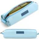 Mr. Pen- Cute Pencil Case Pouch, Light Blue Color, Multipurpose Canvas Bible Pencil Pouch