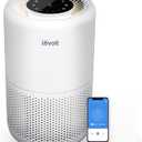 LEVOIT Air Purifier for Home Bedroom Dorm Room, Smart & Voice Control, AHAM VERIFIDE, 3-in-1 Filter With HEPA Sleep Mode, for Pollen, Pollutants, Smoke, Dander, Dust, Core 200S-P, White