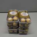 4 x Ferrero Rocher, Premium Milk Chocolate Hazelnut, Individually Wrapped, Chocolate Gift Box, 16 Count, 7 oz (EXP 09/30/25)