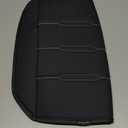 Muslogy Center Console Cover Compatible with 23 24 2025 2026 Honda CR-V Accessories CRV Hybrid LX EX EX-L Sport Touring Armrest Cover Lid Cushion Protector Vegan Leather Extra Soft(Black/White Trim)