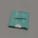 BronzeDog Rolled Leather Dog Collar with QR ID Tag, Adjustable Soft Round Collars for Small Medium Large Dogs Puppy (7" - 10" Neck Size, Brown)