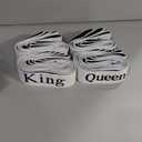 20 Pieces Bed Sheet Organizer Bands Bed Sheet Keepers Closet Organization Elastic Linen Labels for Bed Sheet Sets(Queen,King,Full,Twin)
