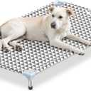 Kuntrust Elevated Outdoor Dog Bed (6 Sided Medium, Triangle)