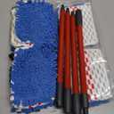 Microfiber Mops for Floor Cleaning, Flat Mop for Wet & Dry Use, Dust Mop for Hardwood Floors with 3 Reusable Pads for O Cedar Hardwood Floor 'N More 3-Action Mop and Extendable 58" Long Handle