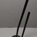 Toilet Paper Holder Stand, Bathroom Toilet Paper Roll Holder Stand with Reserve, Standing Toilet Paper Holder with Storage (Black)