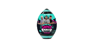 Dude Perfect Surprise Ball for Kids with 5 Toys + Sticker Pack, Unwrap Hidden Prizes and a Mystery Character, Collect All 7 Characters, Game for All Ages