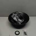 LYOOWNG Plug-in Pendant Light, Bigger Hanging Lights with Plug-in Cord On/Off Switch, 13FT Industrial Plugin Hanging Light, Vintage Pendant Lights Fixture, Big Black