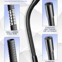 Heavy-Duty 13" Flexible Gooseneck Arm Extension Tube Bar Rod Kit Flex Mount with 1/4" & 3/8" Threads for Mobile Phones Cameras Mic Lighting and More Fits Most Stands Tripods Rigs Grips and Clamps
