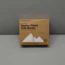 KeaBabies 2-Pack Organic Crib Sheets for Boys, Girls - 52x28 Fitted Crib Mattress Sheet Neutral, Breathable Jersey Cotton Cover for Baby Bed, Toddler Mattress, Soft & Cute Prints (Soft White)