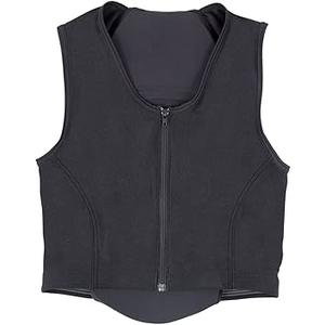 Wetsuit for Men Sleeveless Diving Vest Neoprene Thermal Vest for Water Sports Kayaking Swimming Surfing Snorkeling Diving Zipper L