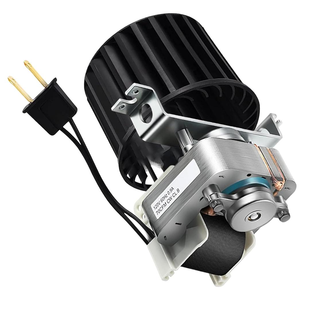 S97009796 Fan Blower Motor Assembly for Bulb Heater Bathroom, Compatible with Broan 162-EGJKLM and 164-EGJKLM, Replaces 97009796, S97009758, S97009796B.