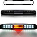 Third 3rd Brake Light for 1999-2006 Chevy Silverado/GMC Sierra 1500 2500 3500 HD, Sequential LED High Mount Stop Cargo Light for 2007 Silverado/Sierra Classic, Rear Center Cab Tail Lamp