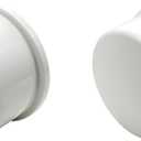 2PCS 2 Inch PVC Pipe End Cap Plug Adapter Pipe Fittings Slip Schedule(SCH) 40 for DIY Garden Shelf Home Industrial