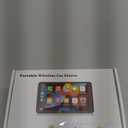 Wireless CarPlay Screen Android Auto for Car, 7" Touch Screen Naivgation Portable Car Stereo CarPlay Bluetooth Mirror Link, Siri, AirPlay, AUX, Voice Assistant for All Vehicles Upgrade