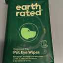 Earth Rated Vet-Developed Pet Eye Wipes, Hypoallergenic Cleaner for Dogs & Cats Eyes to Remove Dirt & Discharge, Fragrance Free, 70 Count