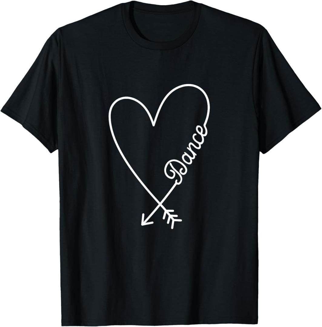 Dance Cute Graphic Heart Love T-Shirt