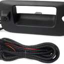 Tailgate Handle Backup Camera Compatible with 2007-2014 Chevy Silverado GMC Sierra 1500 2500 3500 HD with Waterproof Rear View Camera with Keyhole, Tailgate Handle Backup Kit Replaces# 22755304