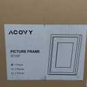 20x30 Picture Frame, Solid Cherry Wood 20x30 Frame with mat for 16x24, Real HD Tempered Glass, for Wall Display, Wall Hook Included, Set of 1