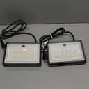 Onforu 2 Pack LED RGBW Flood Lights Outdoor 70W, 2700K Warm White Dimmable Million Color Changing Floodlight Waterproof with Remote, DIY Stage Lights Uplighting Indoor for Party