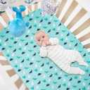 Mini Crib Sheets Set 4 Pack, Mini Portable Crib Sheets (38" X 24")
