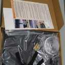 Garage Screen Doors for 1 Car Garage, 8x7Ft Magnetic Closure Heavy Duty Weighted Bottom Screen Self Sealing Fiberglass Mesh Anti Annoying Animals Retractable Net-Easy Assembly & Pass-Through (Black)