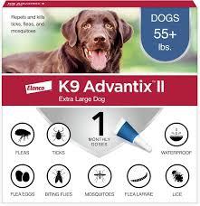 K9 Advantix II XL Dog Vet-Recommended Flea, Tick & Mosquito Treatment & Prevention | Dogs Over 55 lbs. | 1-Mo Supply (Pack of 3)