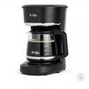 Mr. Coffee 12-Cup Programmable Coffee Maker Black: Drip Machine, Dishwasher-Safe, Electric, Paper Filter