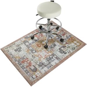 RccugmatS Chair Mat for Hardwood & Tile Floor, 47" x 52" Heavy Duty Office Chair Mat Floor pad for Rolling Chairs, Anti Slip, Non-Curve, Floor Protector for Home Office