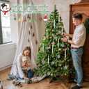 yunsheng 12Pcs Christmas Tree Candles with Remote Timer, Battery Operated LED Flameless Taper Candles Flickering with Metal Hook and Clear Snowflake, Xmas Home Wedding Decor Gift