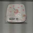 Personalized Initial Bible Cover Case for Women Girls Kid - Large Quilted Bible Case with Handle, Stylish Chenille Letter Bag Study Supplies, Perfect Christmas Gifts for Christians Women (Pink Bow-C)