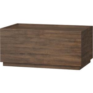 woodtalks Stackable 1 Drawer Dresser, Multi-Purpose Storage Closet Cube Dressers for Bedroom, Storage Cabinet for Entryway, Nightstand Sofa Beside Table Drawer Chest, 23.6 in, Walnut, Brown, 13.2"D x 23.6"W x 10.6"H