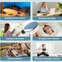 2026 New Sleep Pillow Speaker,Under Pillow Speaker Bluetooth,Comes withVolume Control & Auto-Off Timer,Wireless Sleep,Ideal for People who Sleep on Their Side (C)