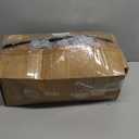 INVENHO Heated Cat Beds for Indoor Cats and Small Dogs, 20" Cozy Donut Heated Pet Bed with Timer & Temp Adjustable, Removable Waterproof Electric Warming Bed for Indoor Cat (Grey)